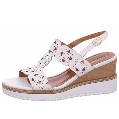 Tamaris Riemchensandalette in 109 OFFWHITE