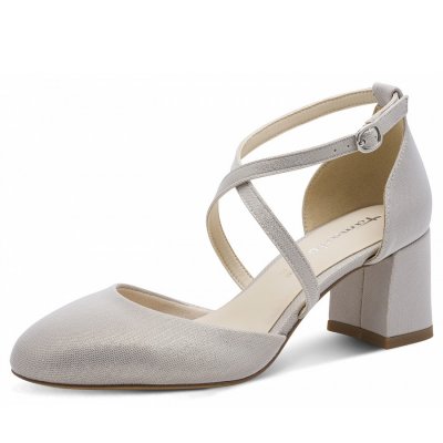 Tamaris Pumps in platinum glam