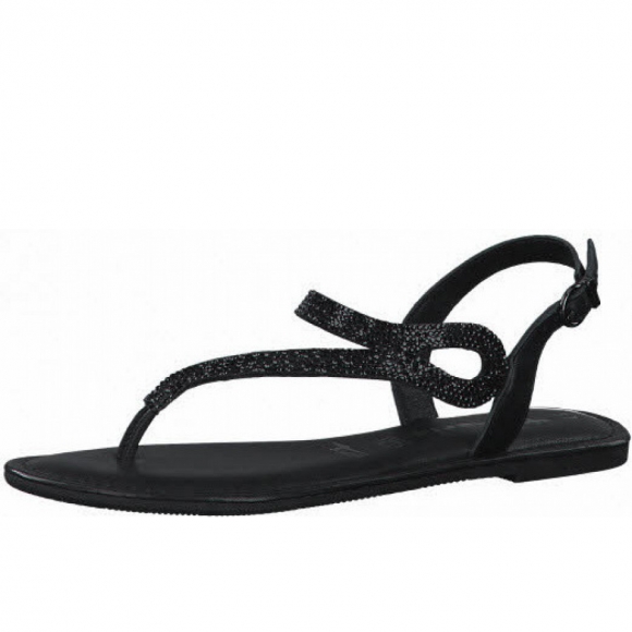 Tamaris sandalette Sandalette in schwarz
