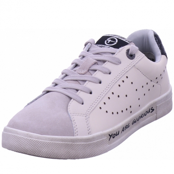 Tamaris schnürer Halbschuh in beige
