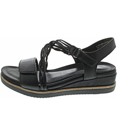 Tamaris Keilsandalette in black