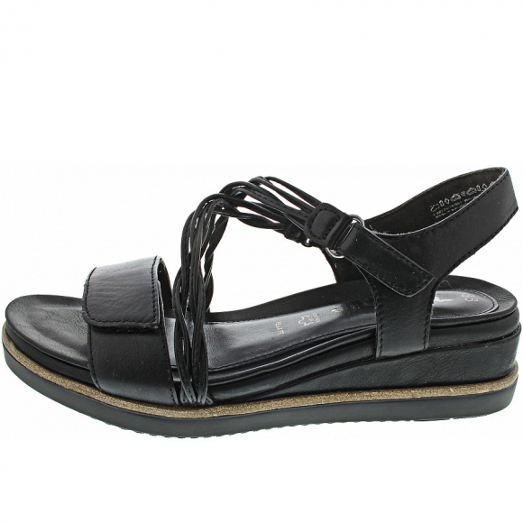 Tamaris Keilsandalette in black