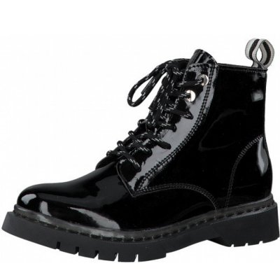 Tamaris Schnürstiefel in schwarz