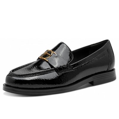 Tamaris Slipper in black lack Tamaris Slipper in black lack