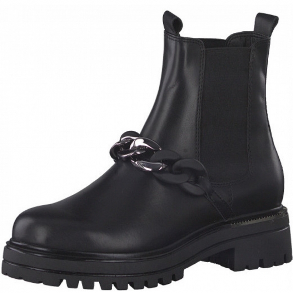 Tamaris stiefel Stiefelette in schwarz