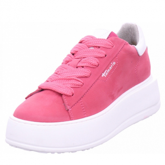 Tamaris damen schnürer Halbschuh in pink