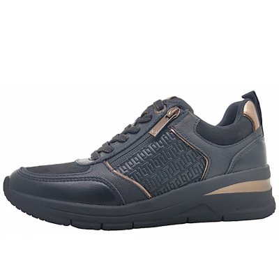 Tamaris sportlicher Schnürer in 096- Black/Copper