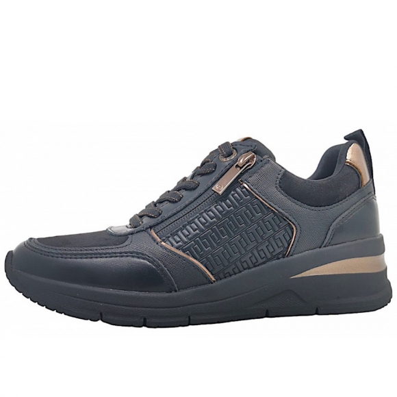 Tamaris sportlicher Schnürer in 096- Black/Copper