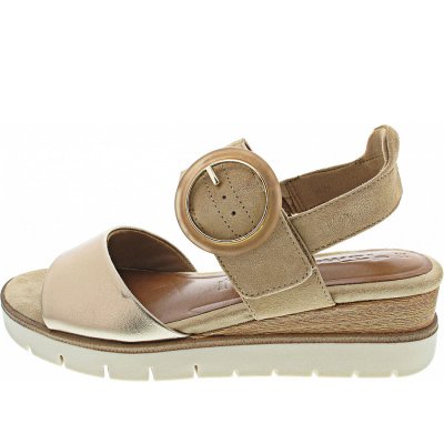 Tamaris Sandalette in TAN COMB