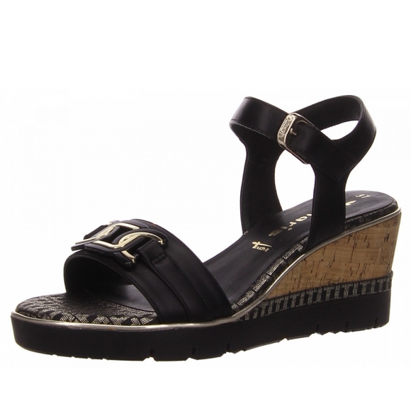 Tamaris sandalette Sandalette in schwarz
