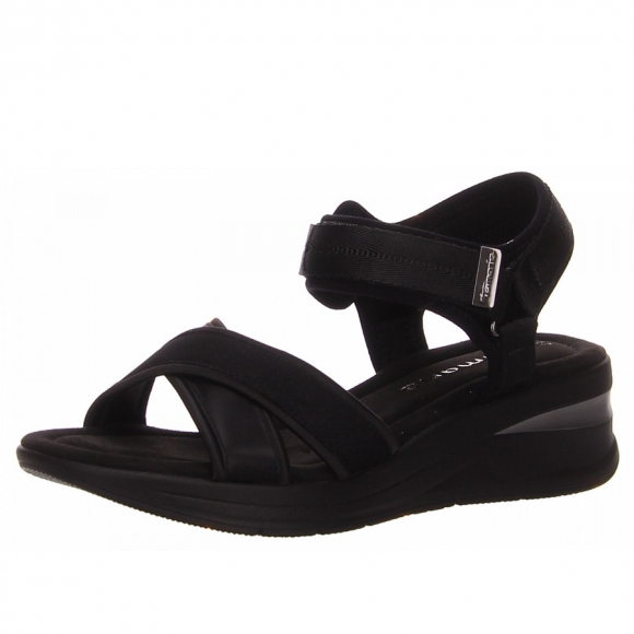 Tamaris sandalette Sandalette in schwarz