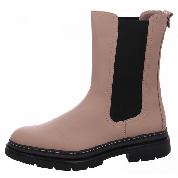 Tamaris Chelsea Boot in 317 TAUPE/BLACK