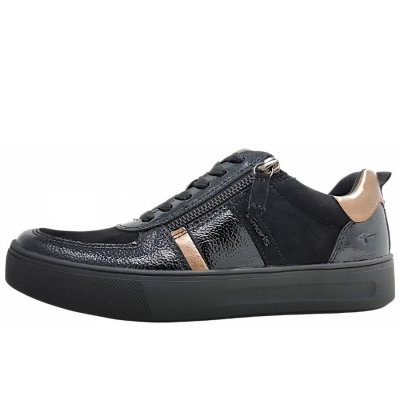Tamaris Comfort sportlicher Schnürer in black comb 098