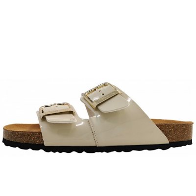 Tamaris Pantolette in Nude Pat. 253 Tamaris Pantolette in Nude Pat. 253