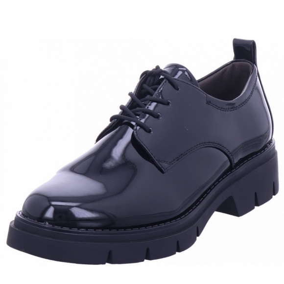 Tamaris schnürer Halbschuh in schwarz