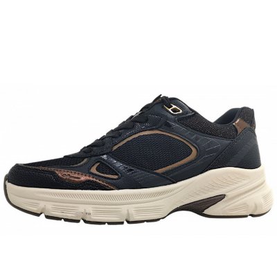 Tamaris sportlicher Schnürer in black/bronce 075