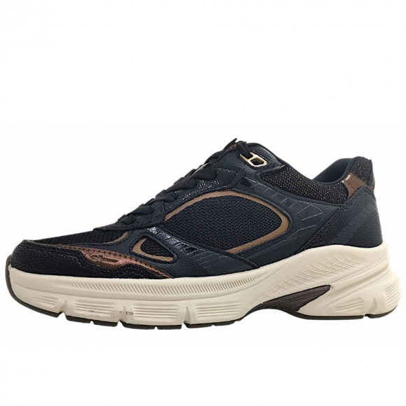 Tamaris sportlicher Schnürer in black/bronce 075