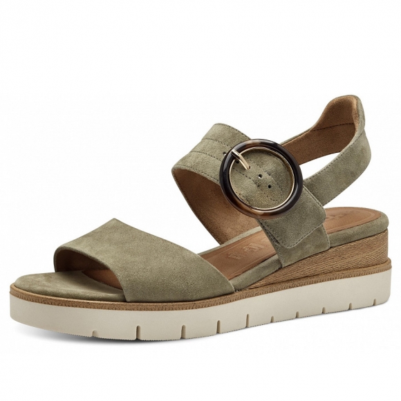 Tamaris Sandale in sage olive