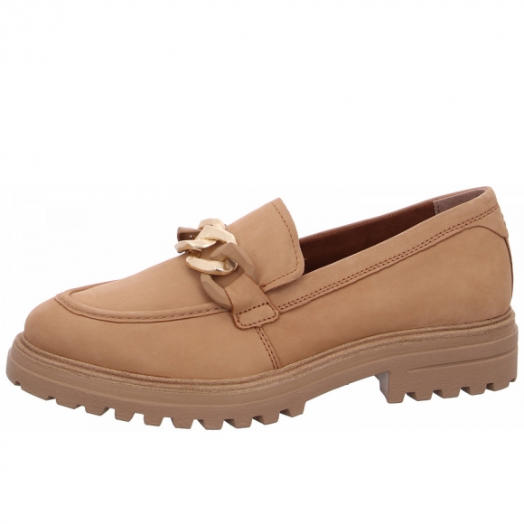 Tamaris Slipper in 369 CAMEL NUBUC