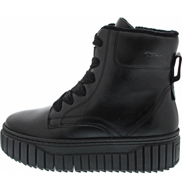 Tamaris Schnürstiefel in schwarz