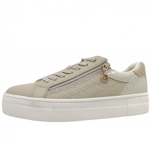 Tamaris Schnürer in 485 Ivory/ Gold