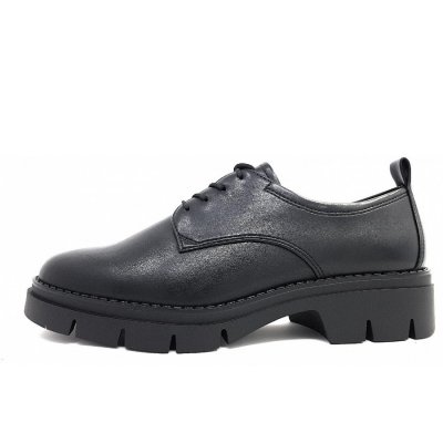 Tamaris eleganter Schnürer in 020 Black Matt