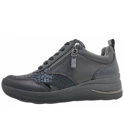 Tamaris Comfort sportlicher Schnürer in 022 black nappa