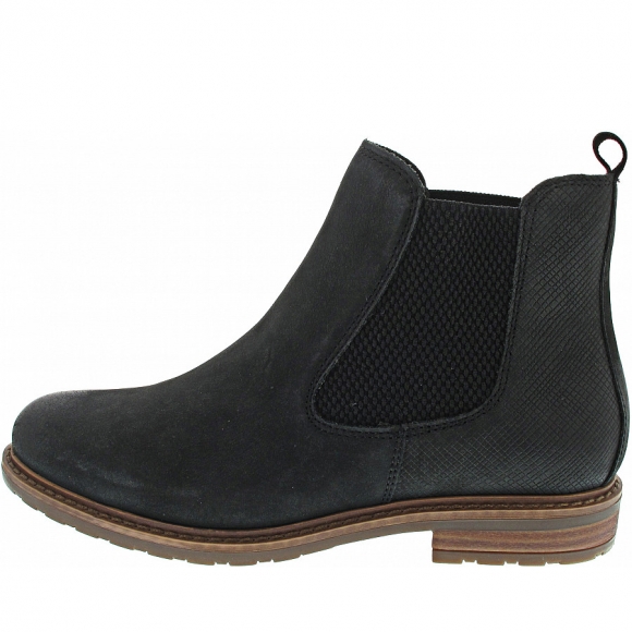 Tamaris Chelsea Boot in BLACK/STRUCT.