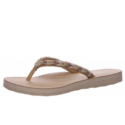 Tamaris pantolette Zehentrenner in bronze