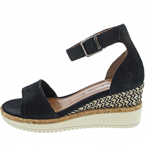 Tamaris Keilsandalette in NAVY