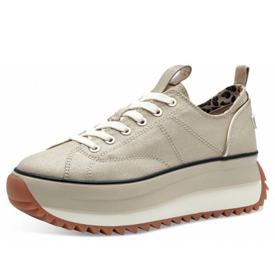 Tamaris Leinenschuh in light gold