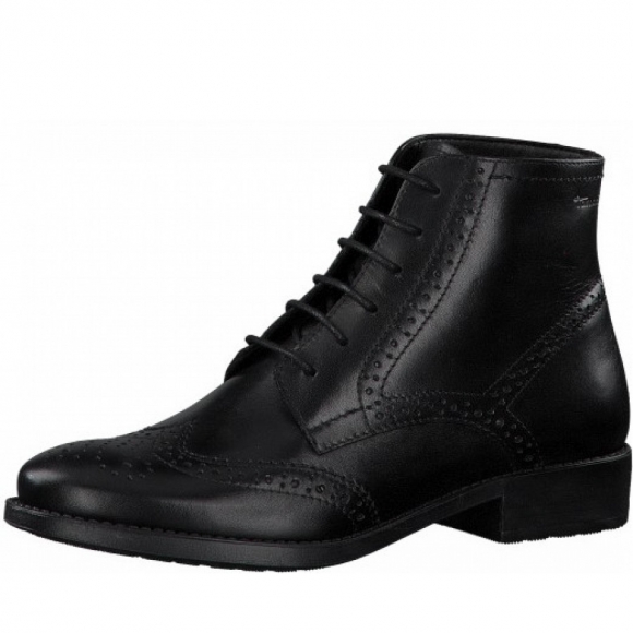 Tamaris Schnürstiefel in schwarz