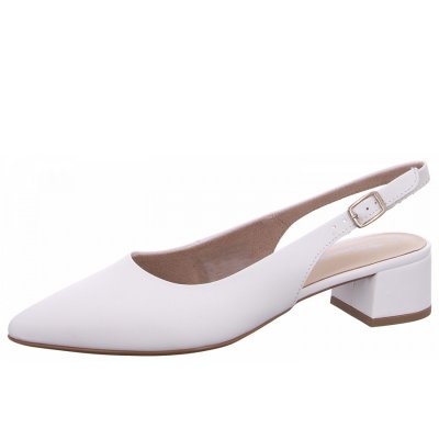 Tamaris Sling Sandalette in 117 white leather
