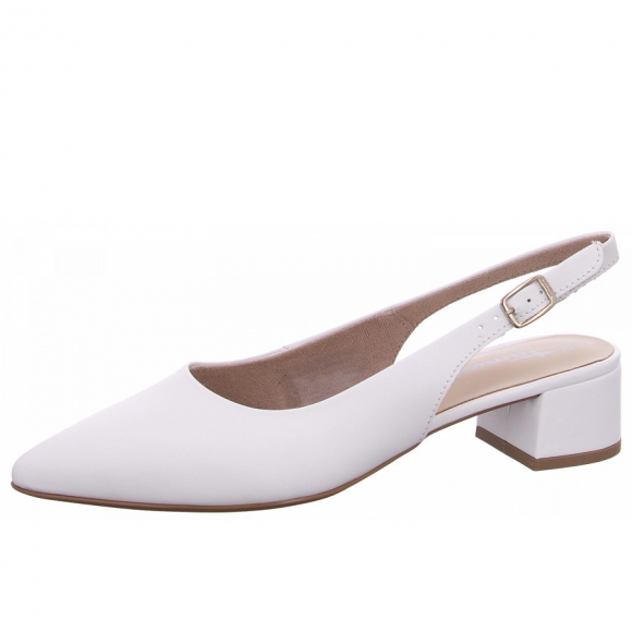 Tamaris Sling Sandalette in 117 white leather