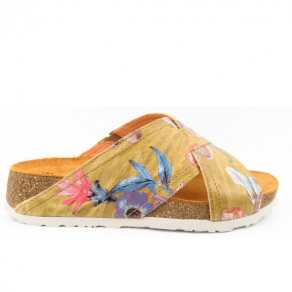 Think KOAK ananas Pantolette in 9 ANANAS