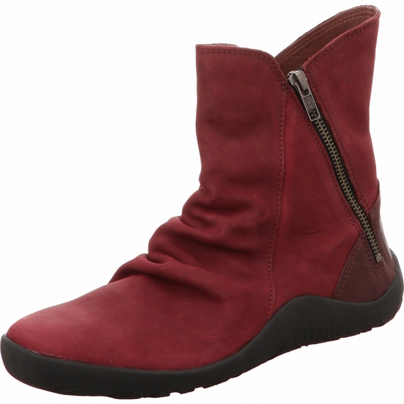 Think Stiefelette in dunkelrot
