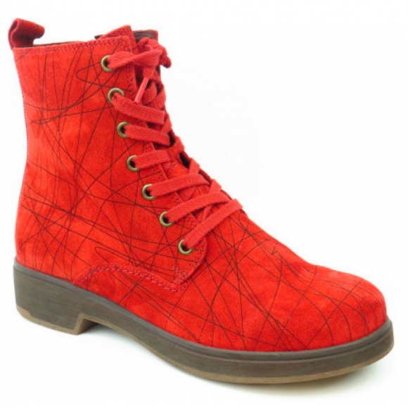 Think COGITA fragola Stiefelette in 5 FRAGOLA