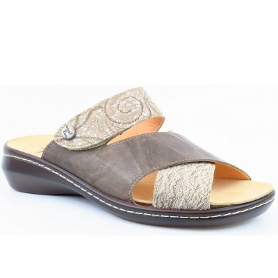 Think Capra Rust. kred/komb. Pantolette in kred/kombi Think Capra Rust. kred/komb. Pantolette in kred/kombi