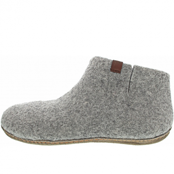 tofvel Mula Hausschuh in marbled light grey