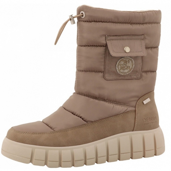 Tom Tailor Boots in drk. sand