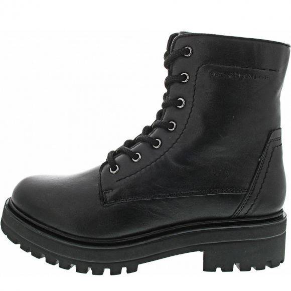 Tom Tailor Schnürstiefel in black