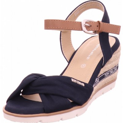 Tom Tailor Keilsandale in blau