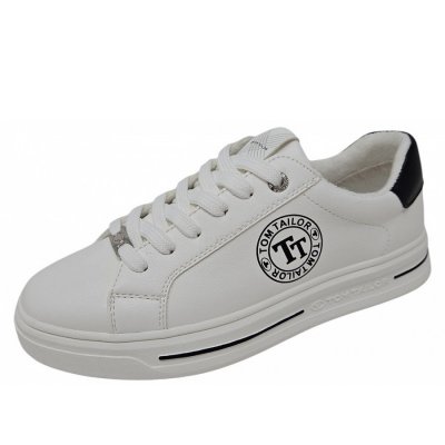 Tom Tailor sportlicher Schnürer in white black Tom Tailor sportlicher Schnürer in white black