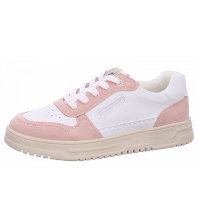 Tom Tailor Sneaker in white pink