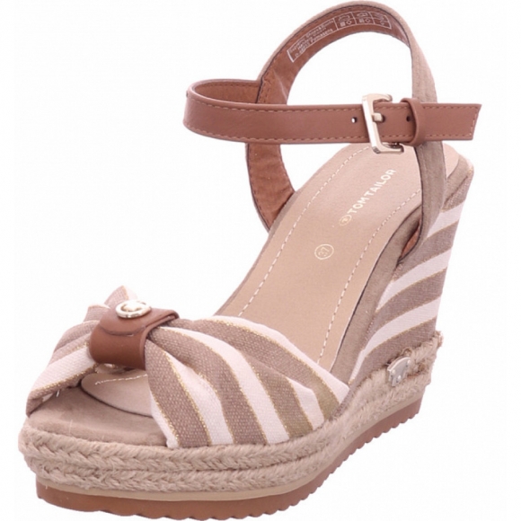 Tom Tailor Sandalette in braun