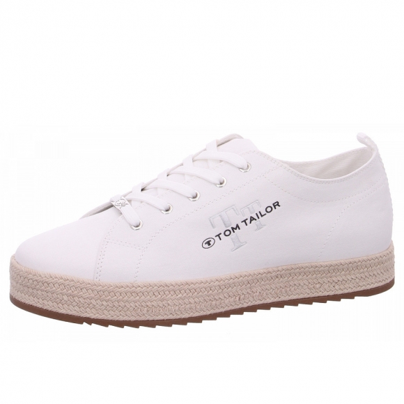Tom Tailor Leinenschuh in white