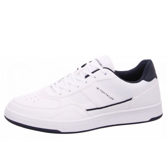 Tom Tailor Sneaker in white navy