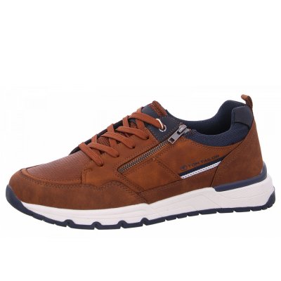 Tom Tailor Sneaker in cognac