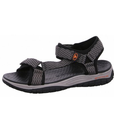 Tom Tailor Sandale in black grey