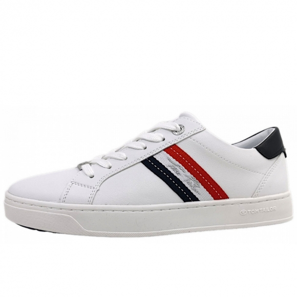 Tom Tailor sportlicher Schnürer in white